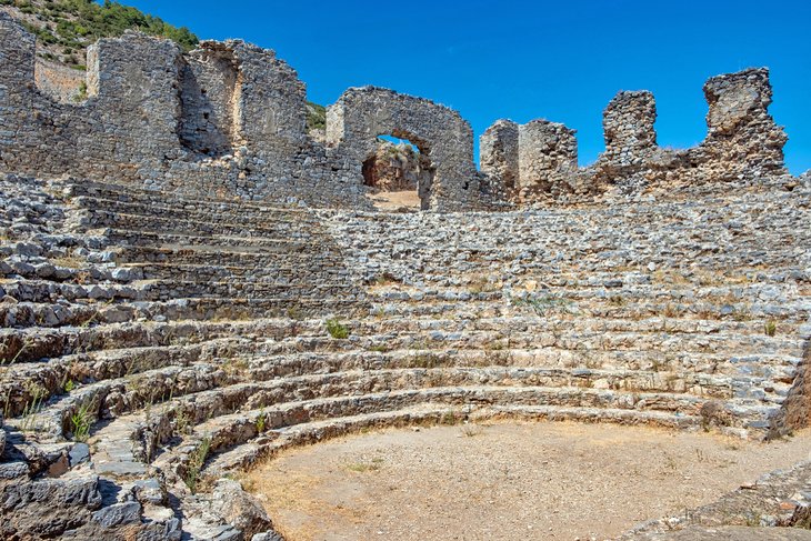 Amphitheater at the Anemurium ruins