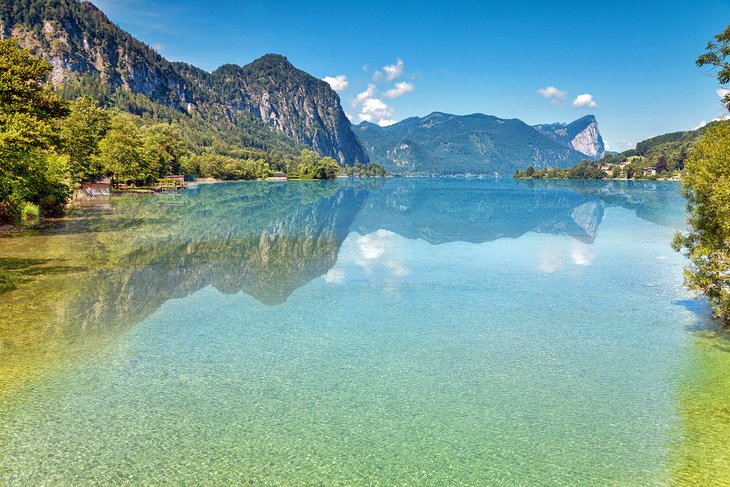 The clear waters of Mondsee