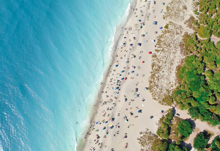 Aerial view of Venice Beach