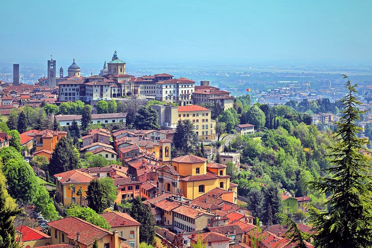 View of Bergamo's Citta Alta
