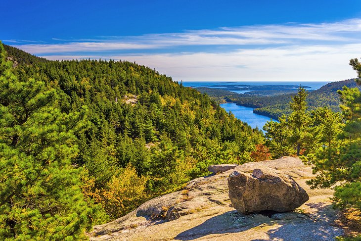 View from North Bubble, Acadia National Park, Maine