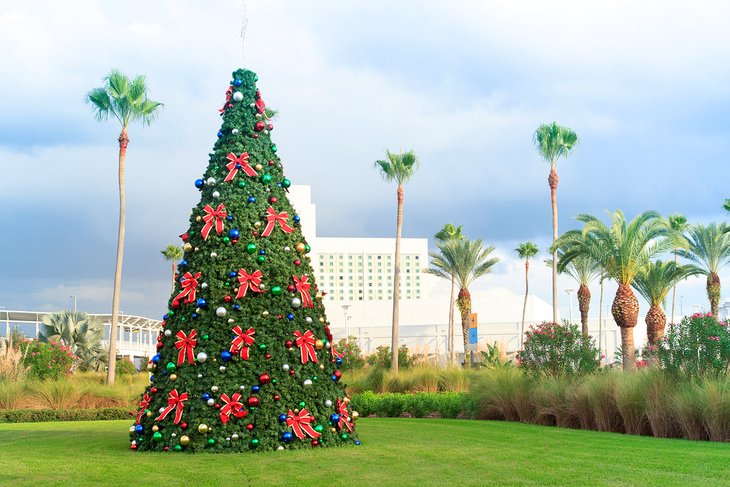 Christmas tree in Celebration, Florida