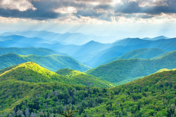 Great Smoky Mountains near Asheville
