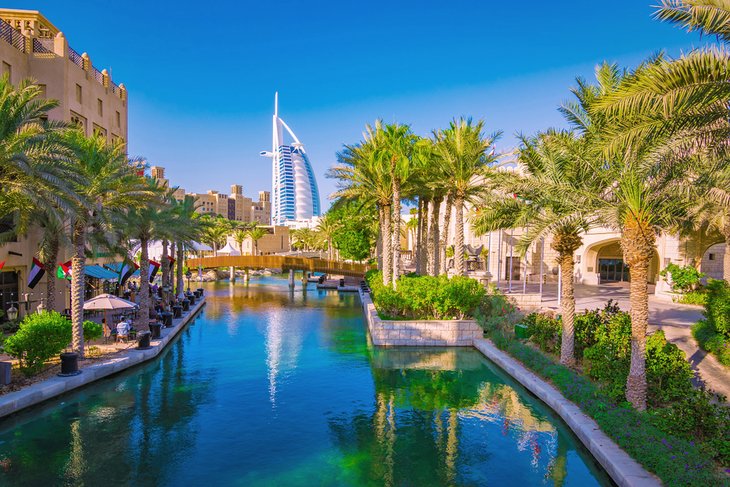Madinat Jumeirah district in Dubai