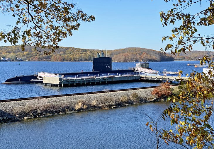 The USS Nautilus as seen from Nautilus Overlook Park