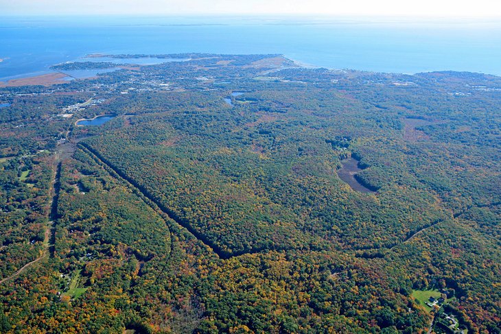 Aerial view of The Preserve