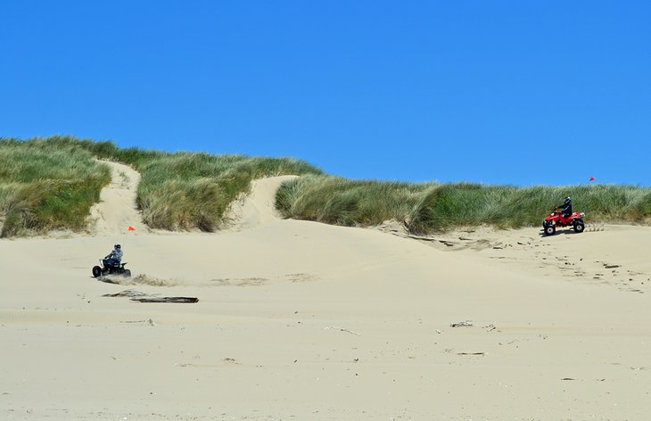 Off-road vehicles at the Oregon Dunes National Recreation Area