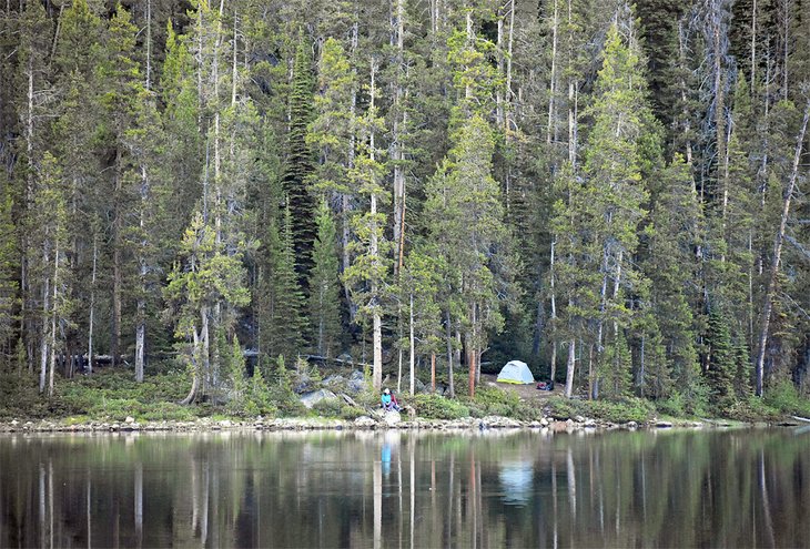 Camping in the Sawtooths