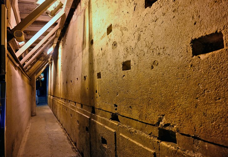 The Western Stone in the Western Wall Tunnels