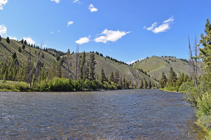 The Salmon River, seen from the Salmon River Scenic Byway