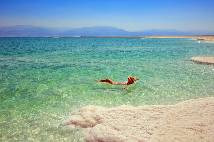 Floating in Jordan's Dead Sea