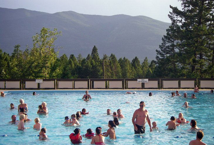 Pool at Fairmont Hot Springs Resort