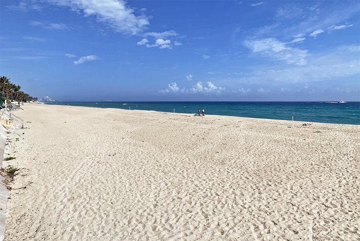 The soft, golden sand of Palm Beach