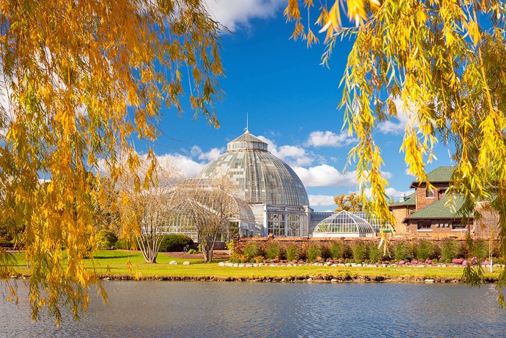 Belle Isle, Detroit with fall foliage