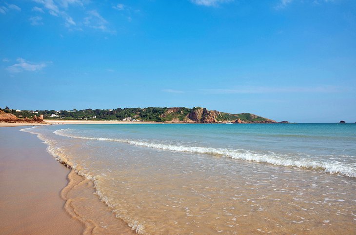  St. Brélade's Bay Beach on the island of Jersey