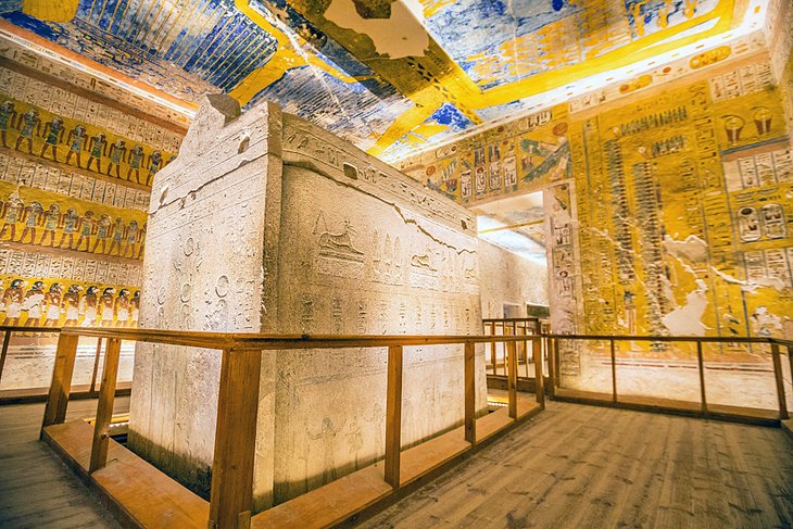 Tomb of Ramses IV in the Valley of the Kings