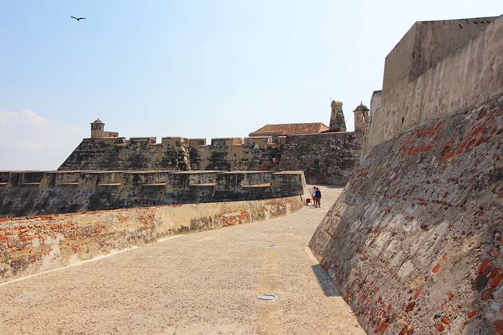 Walls of Castillo San Felipe de Barajas