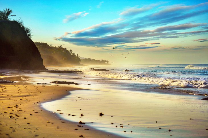 Sunrise at a beach in Riviera Nayarit