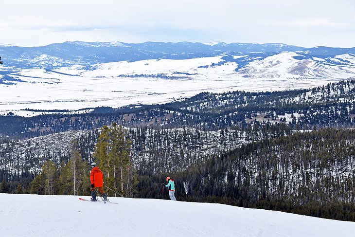 Skiers at Discovery Ski Area