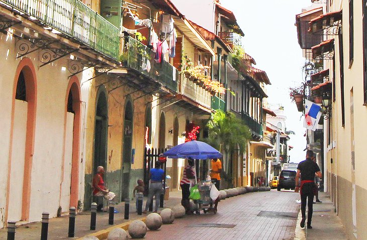 Street in Casco Viejo, Panama City