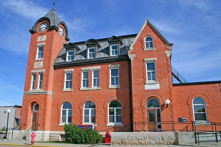 The Post Office in Battleford, Saskatchewan