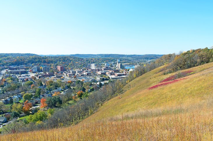 View of Red Wing from Barn Bluff
