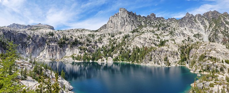 Panoramic view of The Enchantments