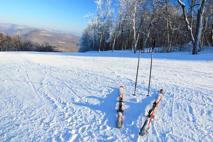 Skiing in the Catskill Mountains