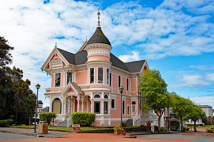 Victorian mansion in Eureka, CA