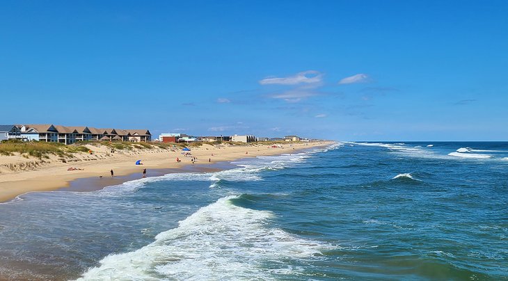 View from the pier in Kitty Hawk