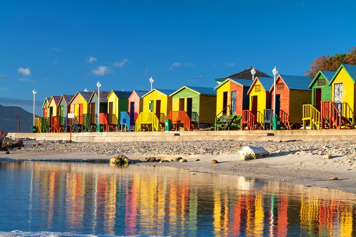 Colorful beach huts at St. James Beach