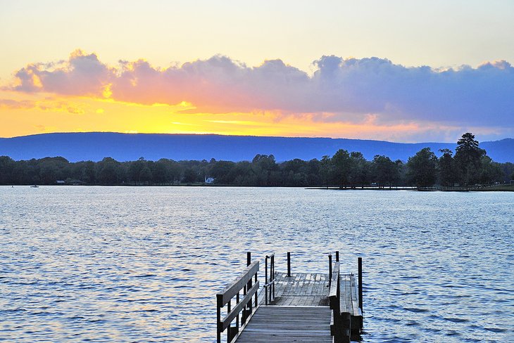 Chickamauga Lake at sunset