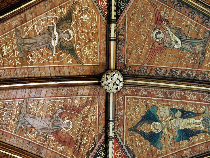Detail of the ceiling in the Chester Cathedral Choir