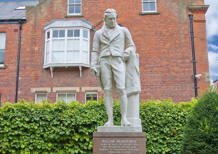 Statue of William Wilberforce at Wilberforce House