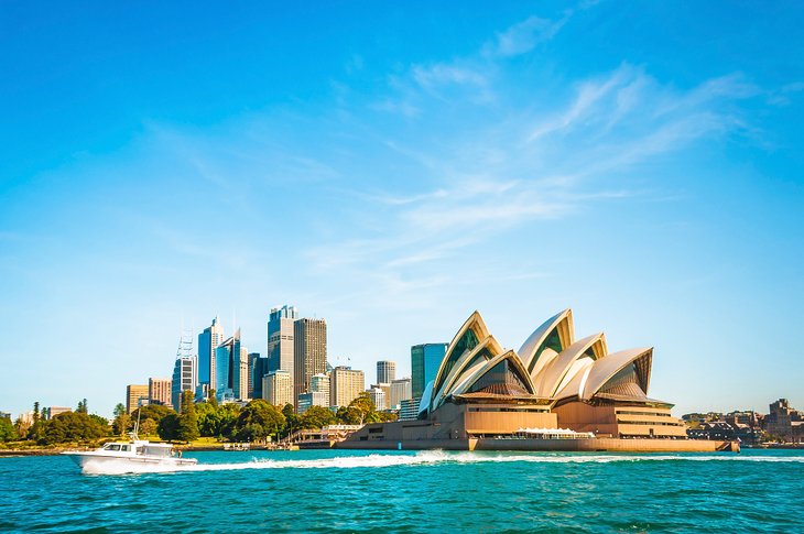 Sydney Opera House on Sydney Harbour