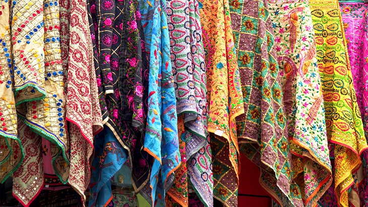 Scarves for sale in Amritsar