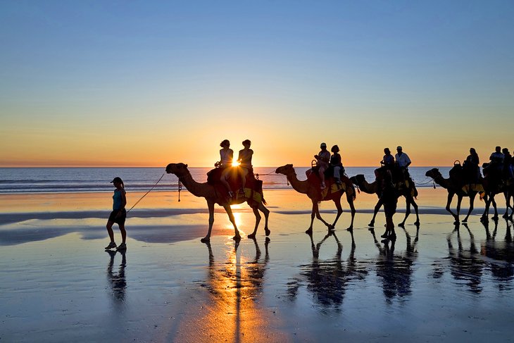 Camel ride on Cable Beach