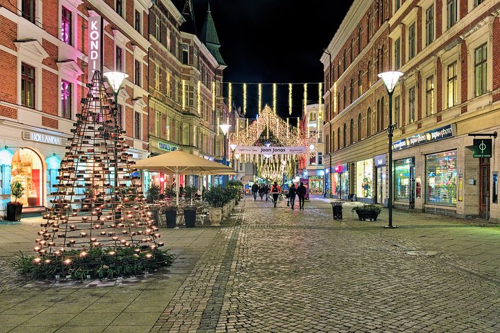 Christmas decorations in Malmö