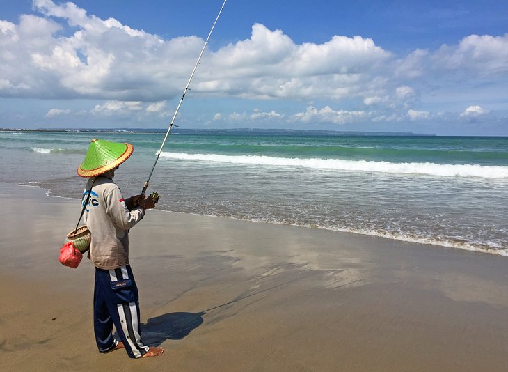 Fisherman on Kuta Beach