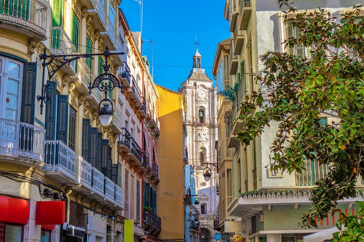 Street in Old Town Leading to the Iglesia de San Juan Bautista