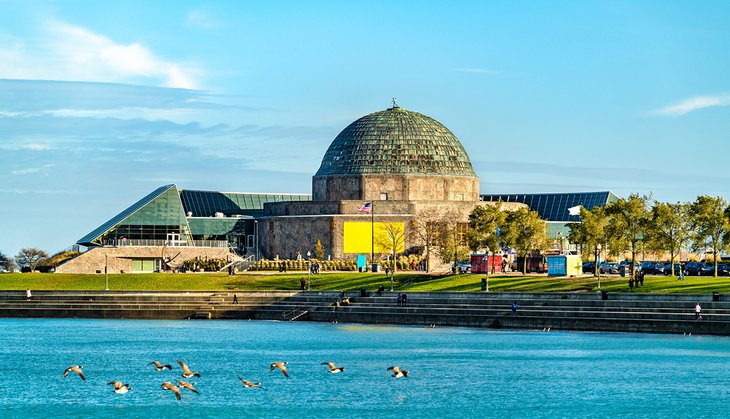 The Adler Planetarium in Chicago, Illinois