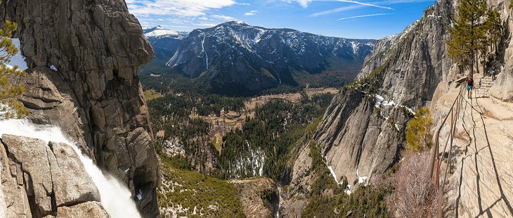 View from summit of the Yosemite Falls Trail