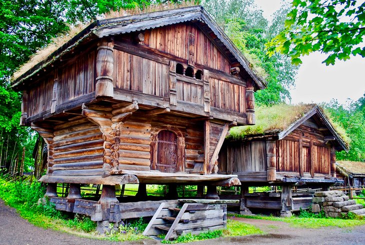 Norwegian Folk Museum (Norsk Folkemuseum) in the Bygdoy Peninsula