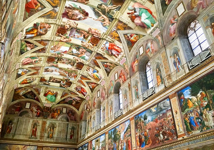 Ceiling of the Sistine Chapel, Vatican City