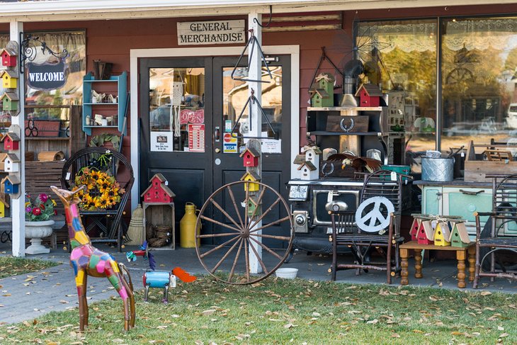 Antique shop in Sisters, Oregon