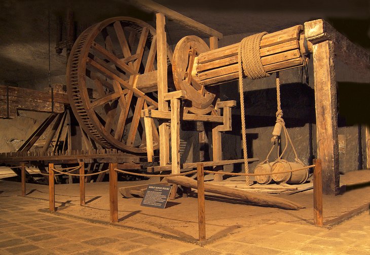 Equipment in the Wieliczka Salt Mine