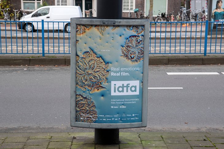 Billboard for the International Documentary Film Festival Amsterdam
