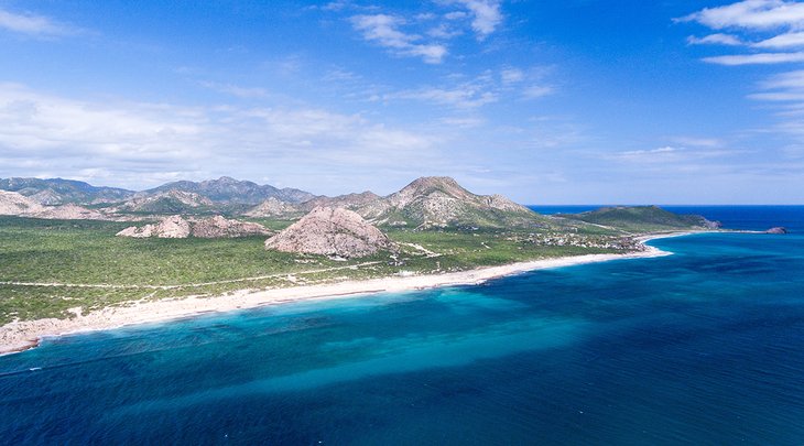 Aerial view of Cabo Pulmo National Marine Park