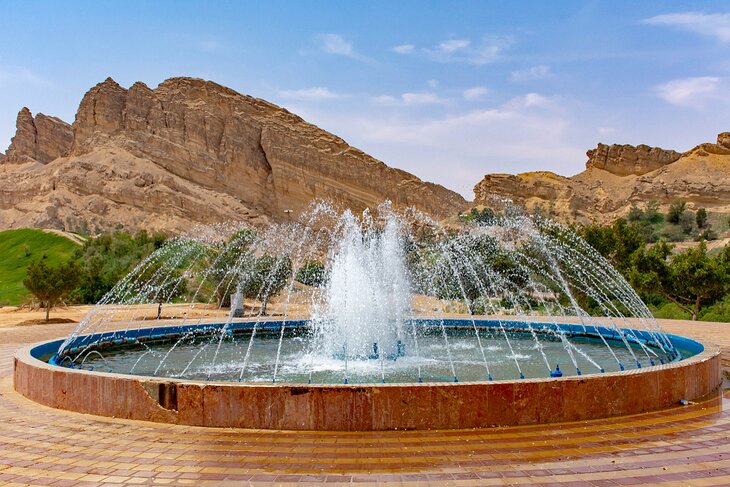 Fountain in Mubazzarah Park