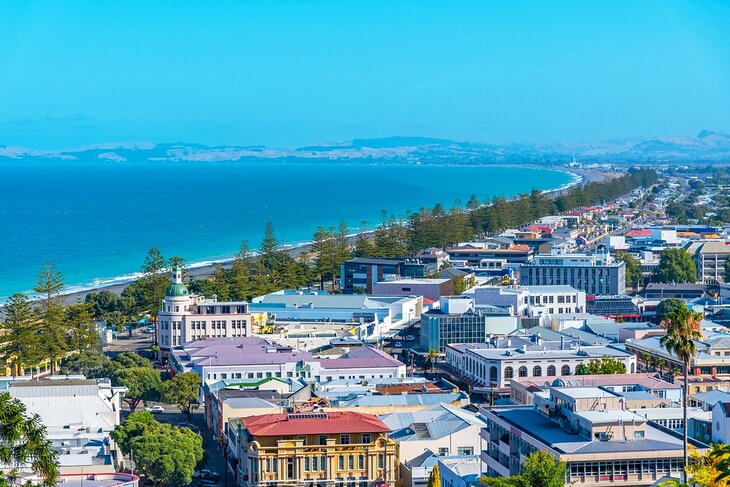 View over Napier, New Zealand